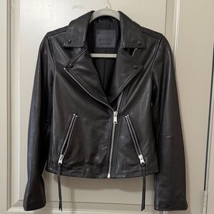 NWOT AllSaints US4 Dalby Jacket Black
